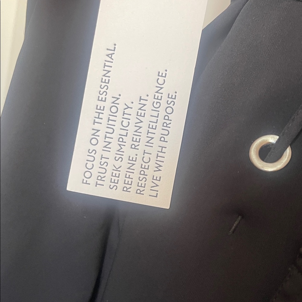 Babaton Black Long Open Front Duster Coat - Picture 6 of 16